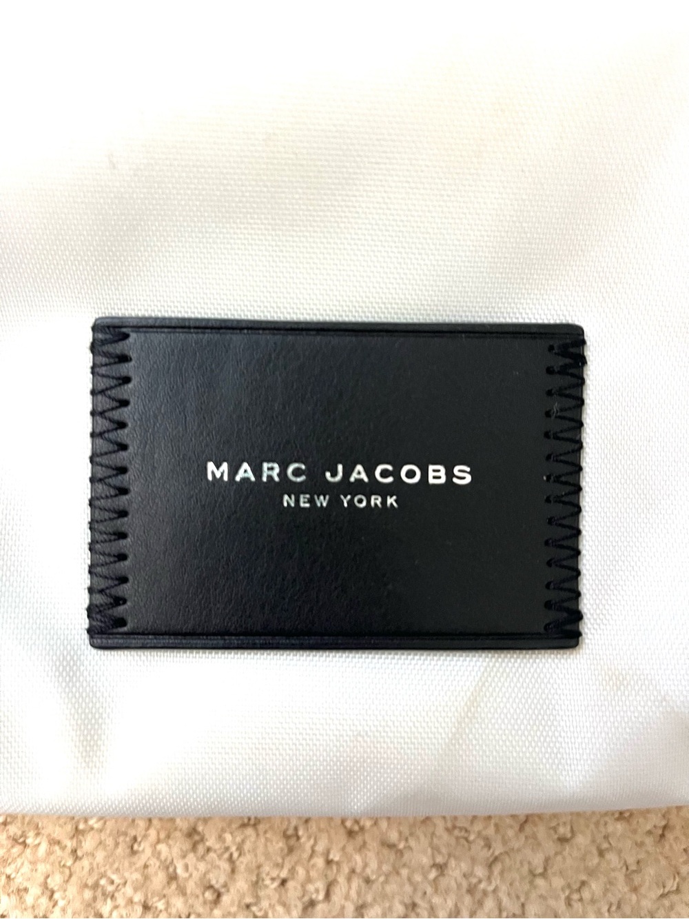 Marc Jacobs Light Gray and Black Nylon Canvas Crossbody Bag - Picture 3 of 14